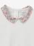 T-shirt with fancy collar in organic cotton light pink 
