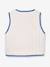 Sherpa baby sleeveless cardigan ecru 