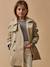 Trench coat with belt for children beige 