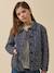 Flowered jacket blue 