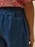 Denim trouser with belt brut denim 