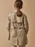 Trench coat with belt for children beige 