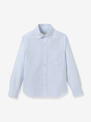 Striped long-sleeved shirt