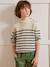 Striped jumper for boys striped blue 