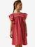 Embroidered long dress pomegranate 