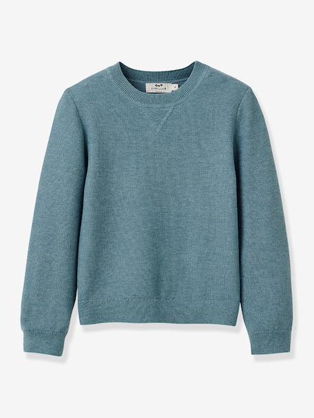 Soft boy's sweatshirt jumper slate blue 
