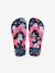 Fancy flip-flops for children navy blue 