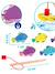 Magnetic fishing game for the bath multicoloured 