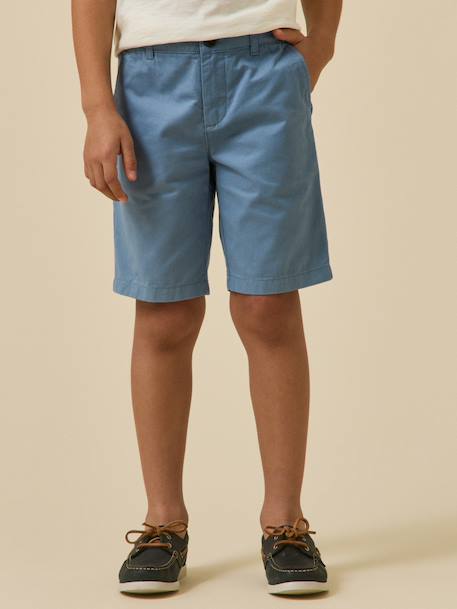 Boy's chino shorts blue 