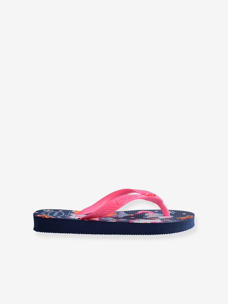 Fancy flip-flops for children navy blue 