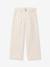 Wide twill trouser ecru 
