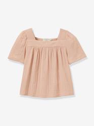 Cotton gauze blouse Girls-Cotton gauze blouse