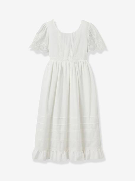 Girl's long dress white 