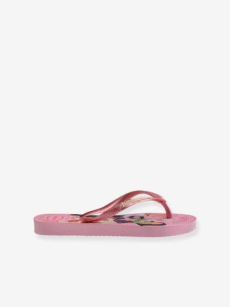 Disney princess flip-flops navy blue+rose 
