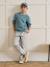 Soft boy's sweatshirt jumper slate blue 
