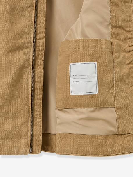 Twill jacket caramel 