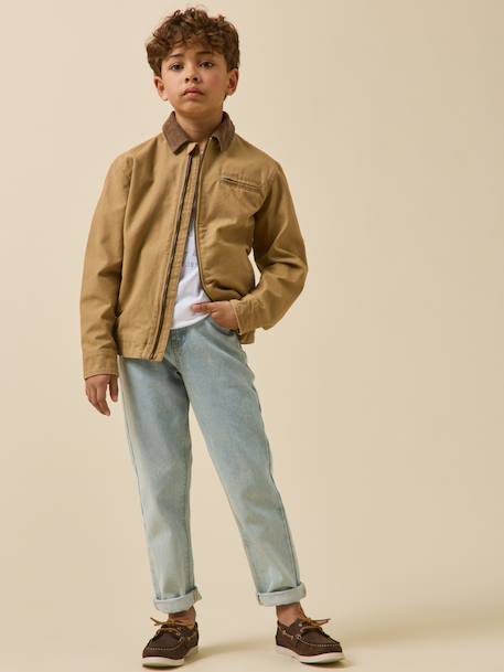 Twill jacket caramel 