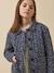 Flowered jacket blue 