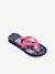 Fancy flip-flops for children navy blue 