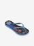Disney princess flip-flops navy blue+rose 