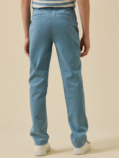 Chino trousers slate blue 