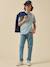 Chino trousers slate blue 