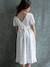 Girl's long dress white 