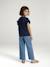 Girls’ Wide-Leg Denim Trousers medium blue 