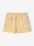 Set of top and short pale yellow 