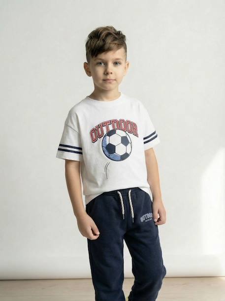 Short-sleeved sports t-shirt white 