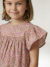 Cotton Gauze Dress with Floral Print, for Girls beige+pale pink+printed beige+rose+vanilla 