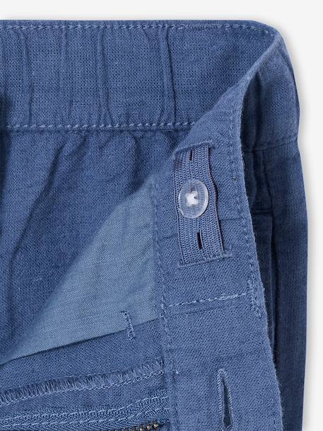 Lightweight fine trousers for boys blue 