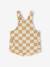 Printed Fleece Playsuit chequered beige 
