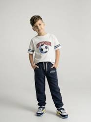 Boys-Joggers in fleece with adjustable waist 