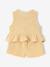 Set of top and short pale yellow 