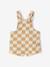 Printed Fleece Playsuit chequered beige 