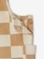 Printed Fleece Playsuit chequered beige 