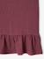 Girl's sleeveless tank top with frills terracotta 