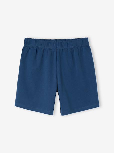 Pack of 2 boys' pyjamas shorts blue 
