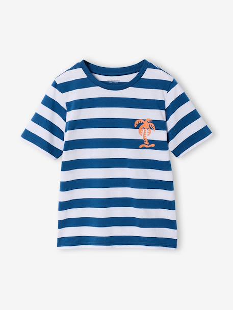 Pack of 2 striped pyjama shorts blue 