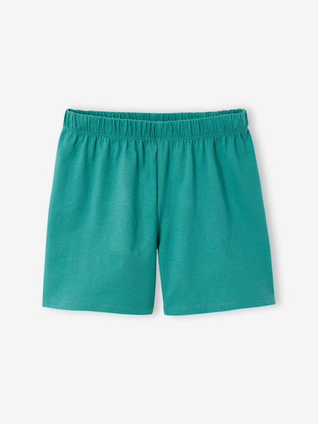 Pack of 2 striped pyjama shorts blue 