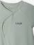 Pack of 2 customisable baby playsuits sage green 