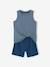Pack of 2 boys' pyjamas shorts blue 