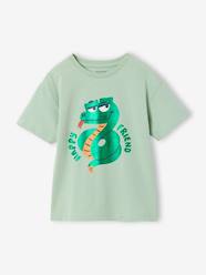 Boys-Tops-T-Shirts-Boys' sparkly space print T-shirt 