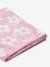 Beach / Bath Towel with Recycled Cotton mauve+mint green+printed blue 