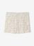 Pack of 2 ribbed floral pyjama shorts ecru 