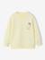 Round-neck long-sleeved sweatshirt for boys aqua green+mango+pale yellow 