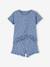Pack of 2 cotton playsuits blue 
