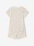Pack of 2 ribbed floral pyjama shorts ecru 