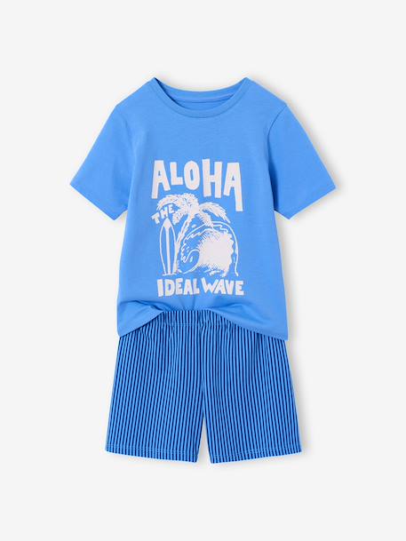 Pack of 2 surf pyjama shorts blue 